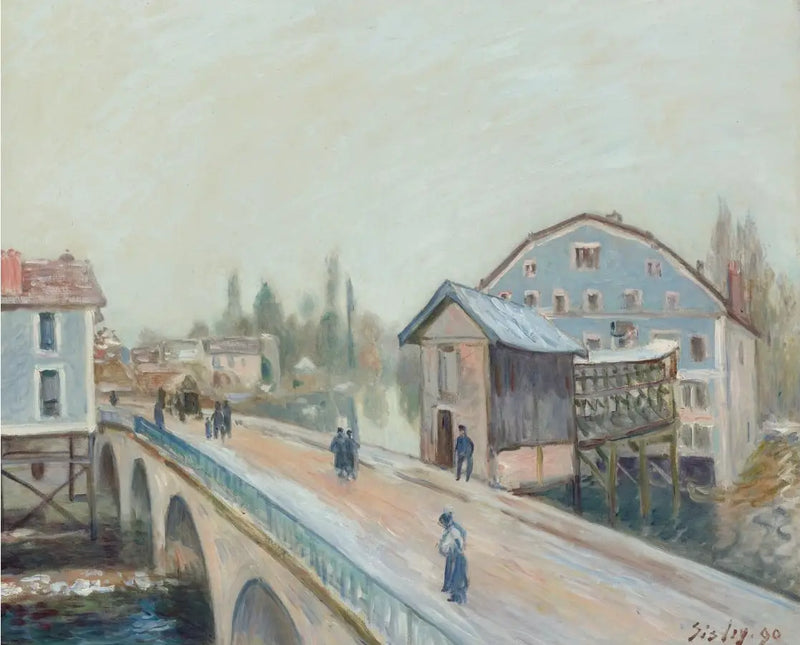 Moret Köprüsü - Alfred Sisley
