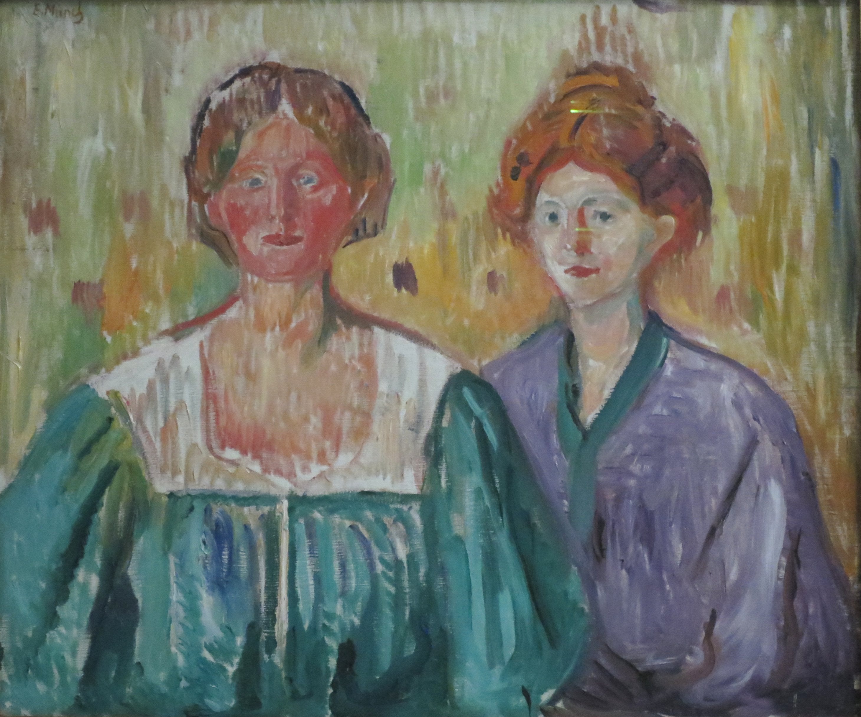 Reproduction du tableau « Olga et Rosa Meissner - Edvard Munch » par Alpha Reproduction en peinture à l’huile