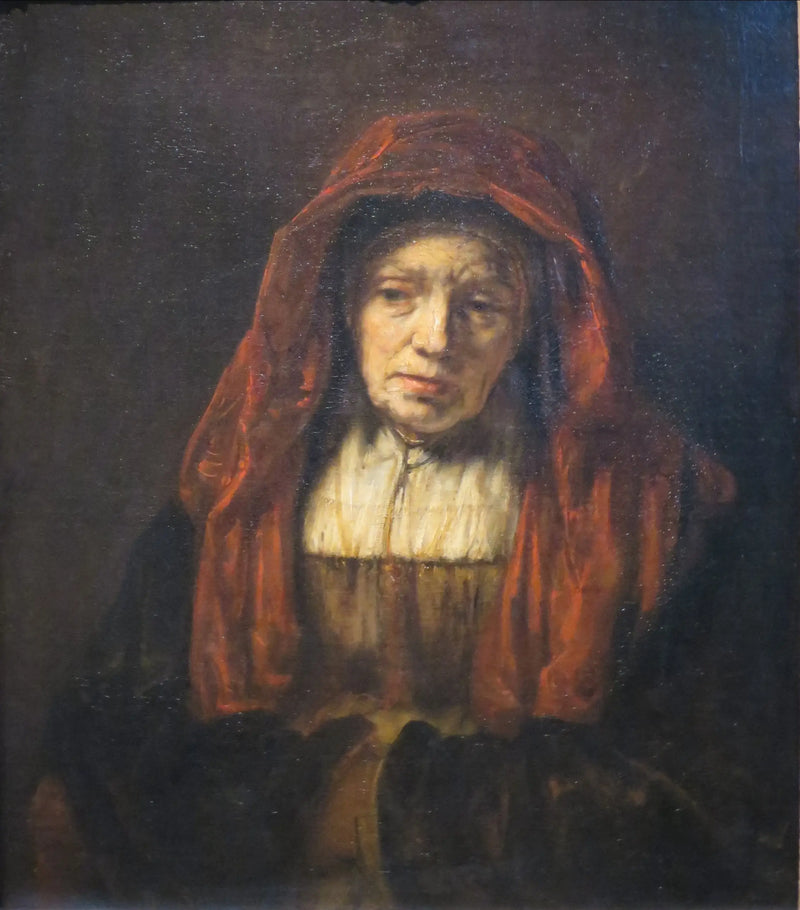 Yaşlı bir kadının portresi. - Rembrandt