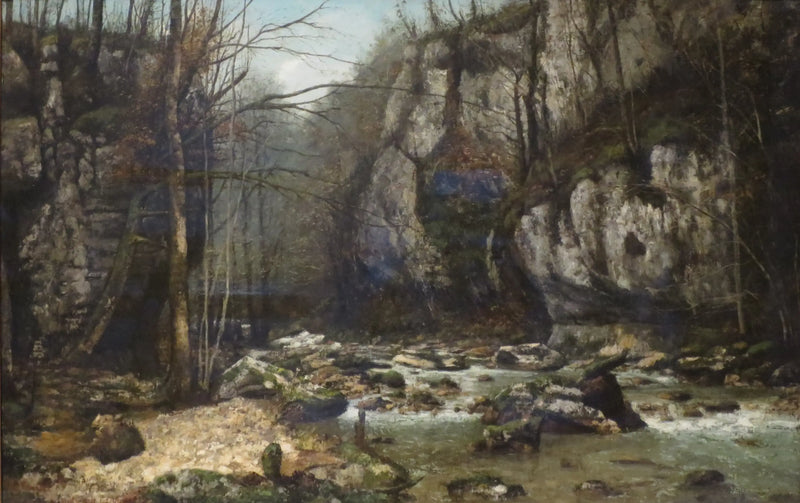 Kara Kuyusu Çayırı - Gustave Courbet