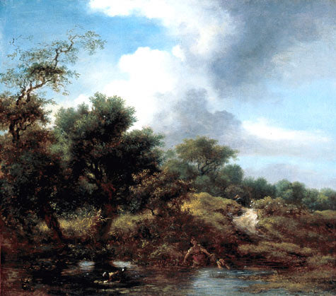 L'étang - Jean-Honoré Fragonard