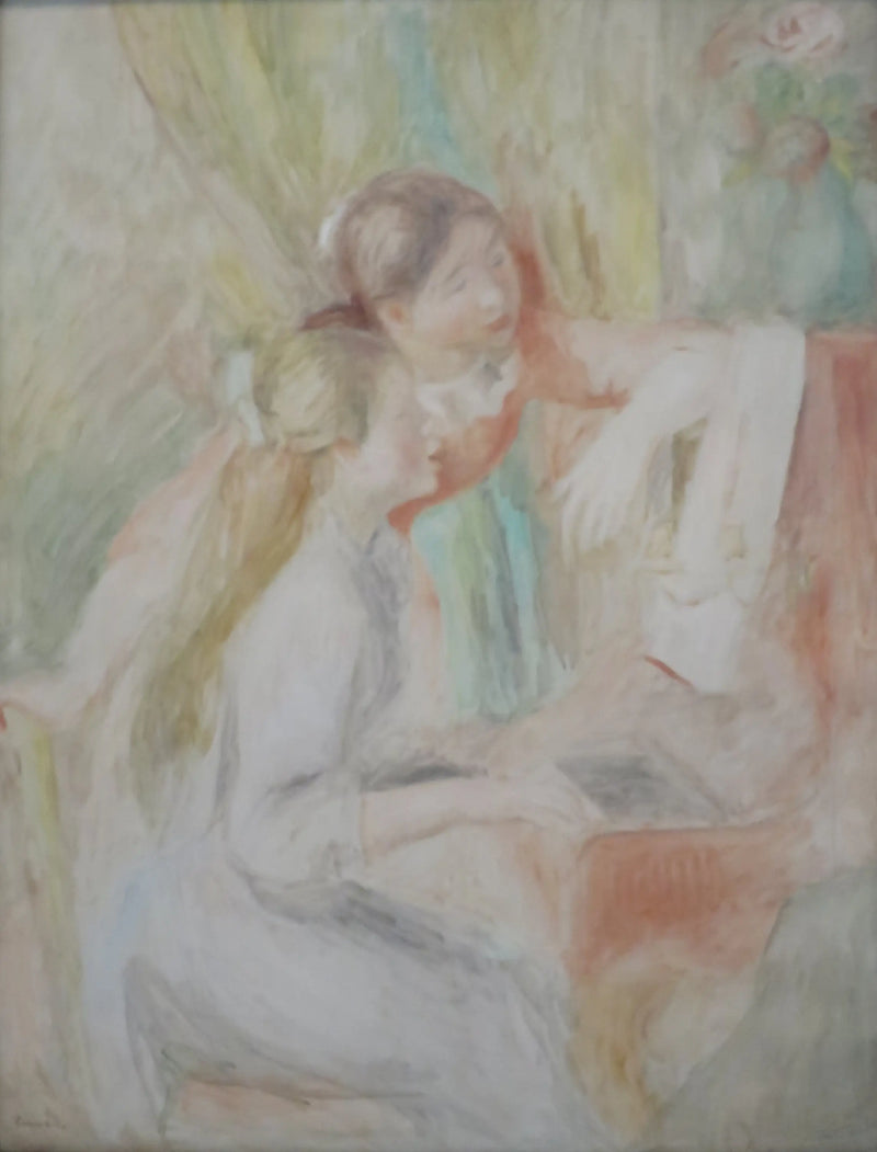 Piyanoda Genç Kızlar - Pierre-Auguste Renoir
