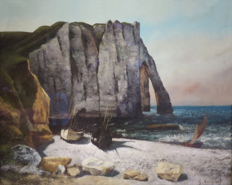 Étretat Kayalıkları, Aval Kapısı - Gustave Courbet