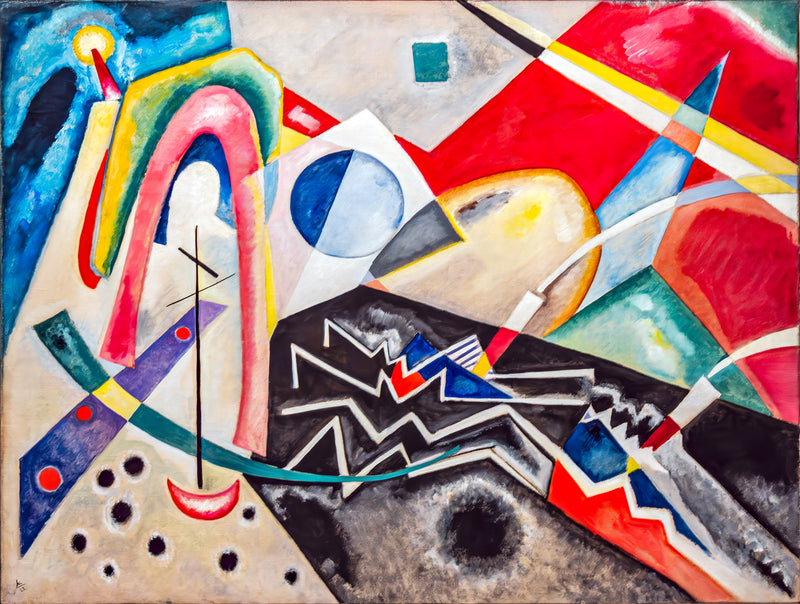 Zigzag blanc - Vassily Kandinsky