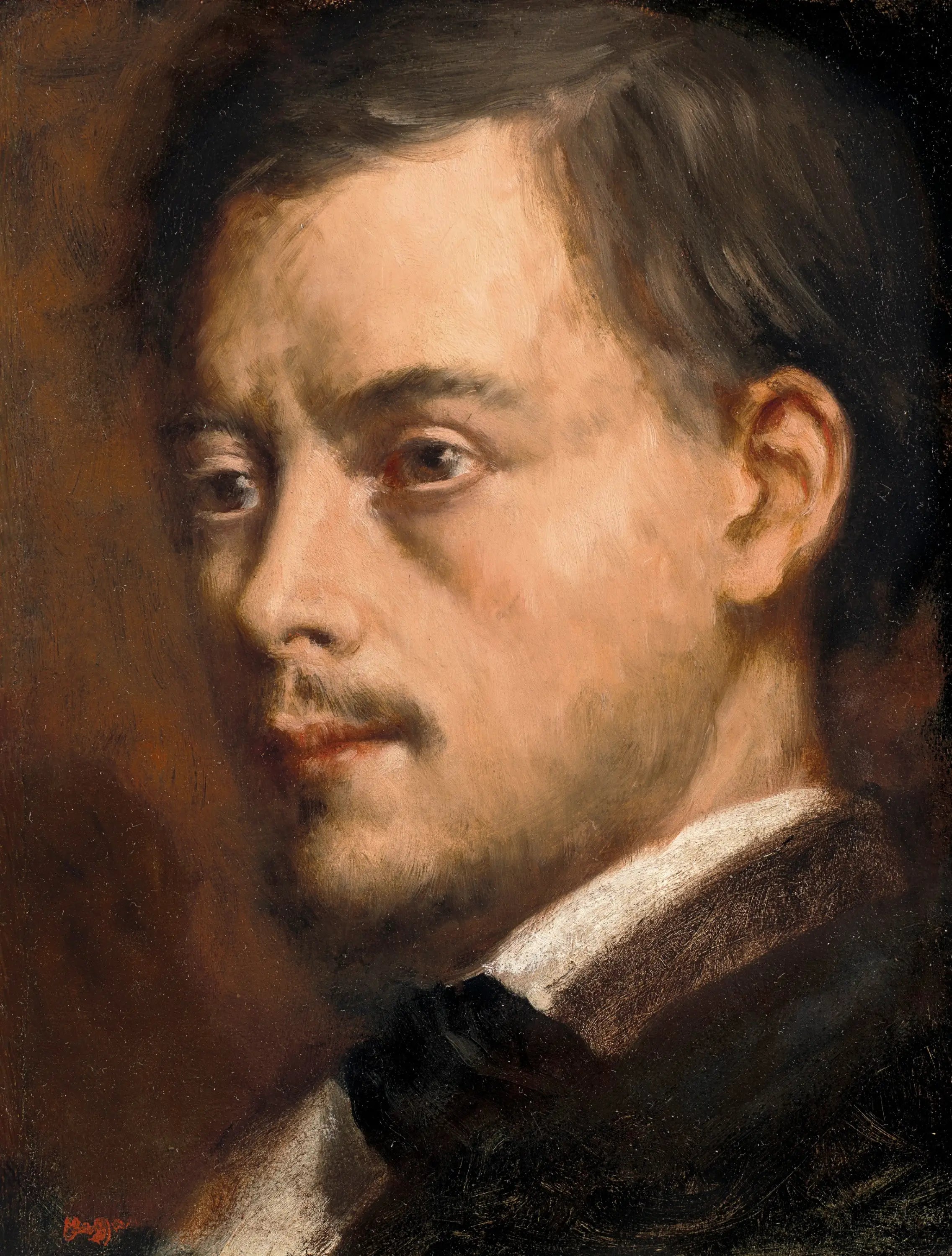 Reproduction du tableau « Tête d'homme - Edgar Degas » par Alpha Reproduction en peinture à l’huile