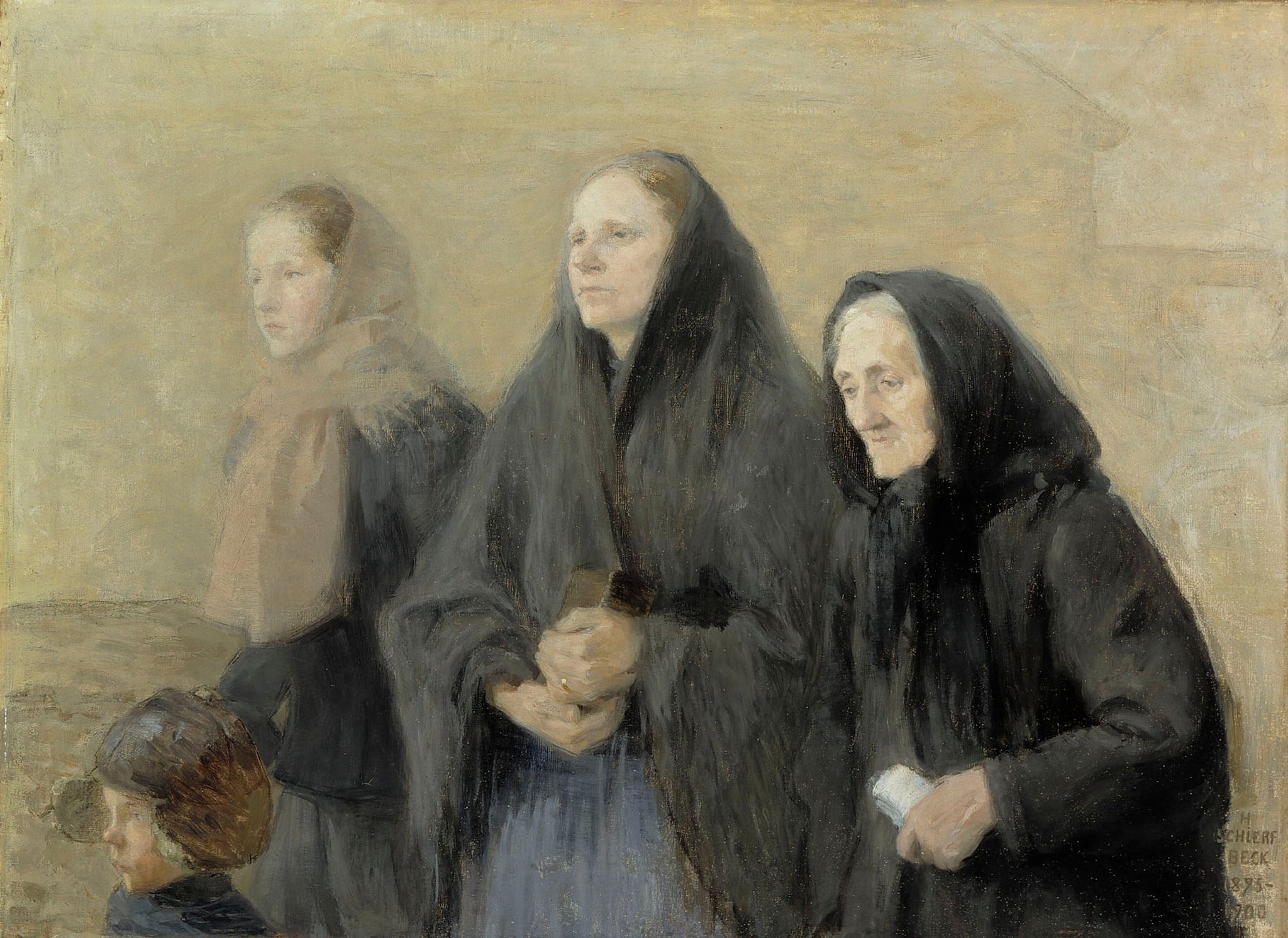 Churchgoers (Easter Morning) - Helene Schjerfbeck