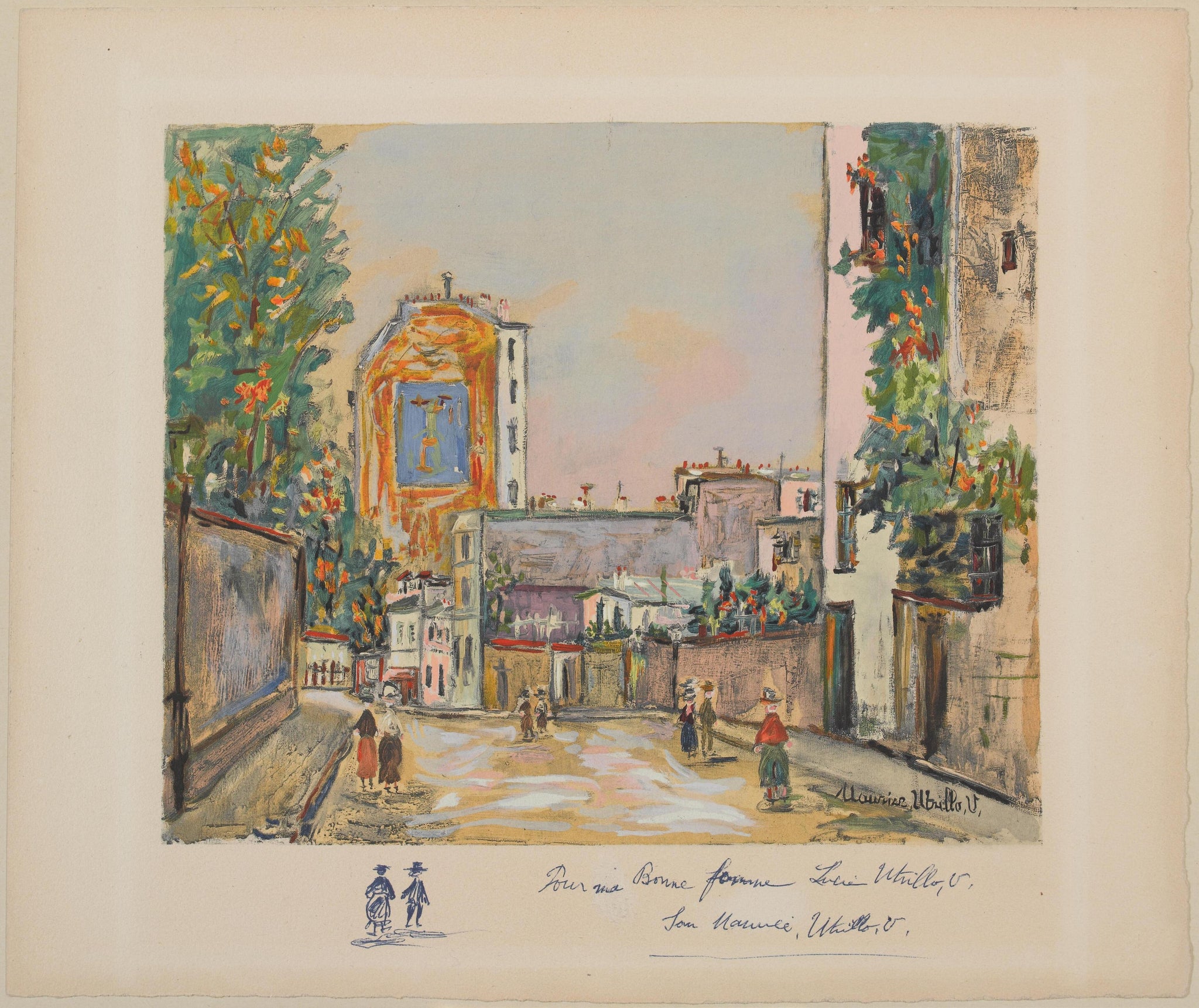 Vue de Montmartre - Maurice Utrillo