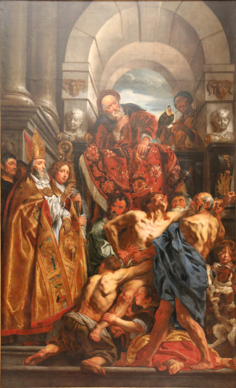 Saint Martin guérissant un poddédé - Jacob Jordaens
