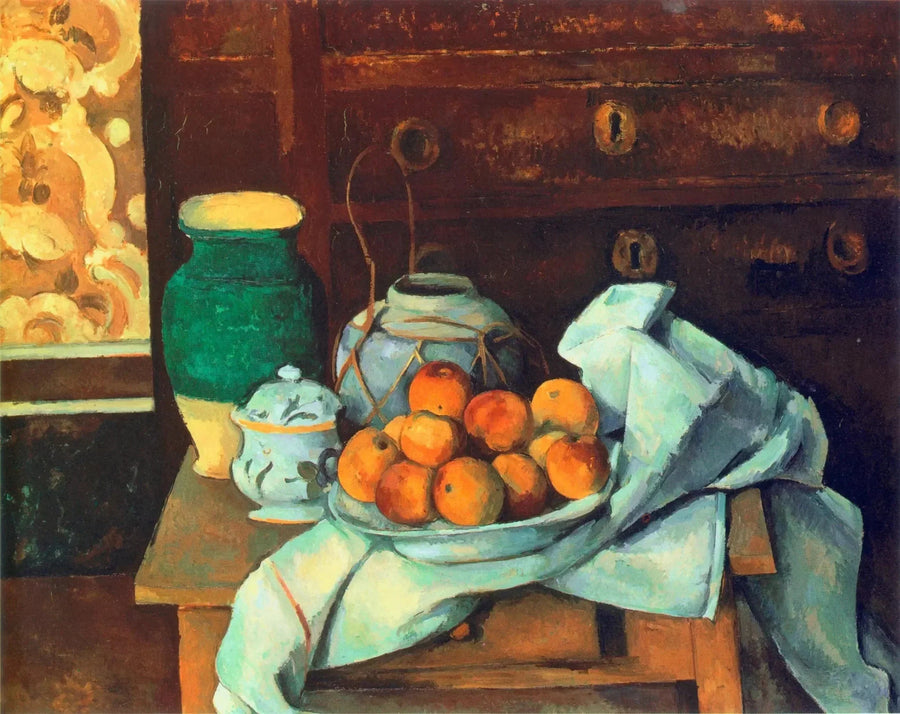 Çekmeceli Natürmort - Paul Cézanne