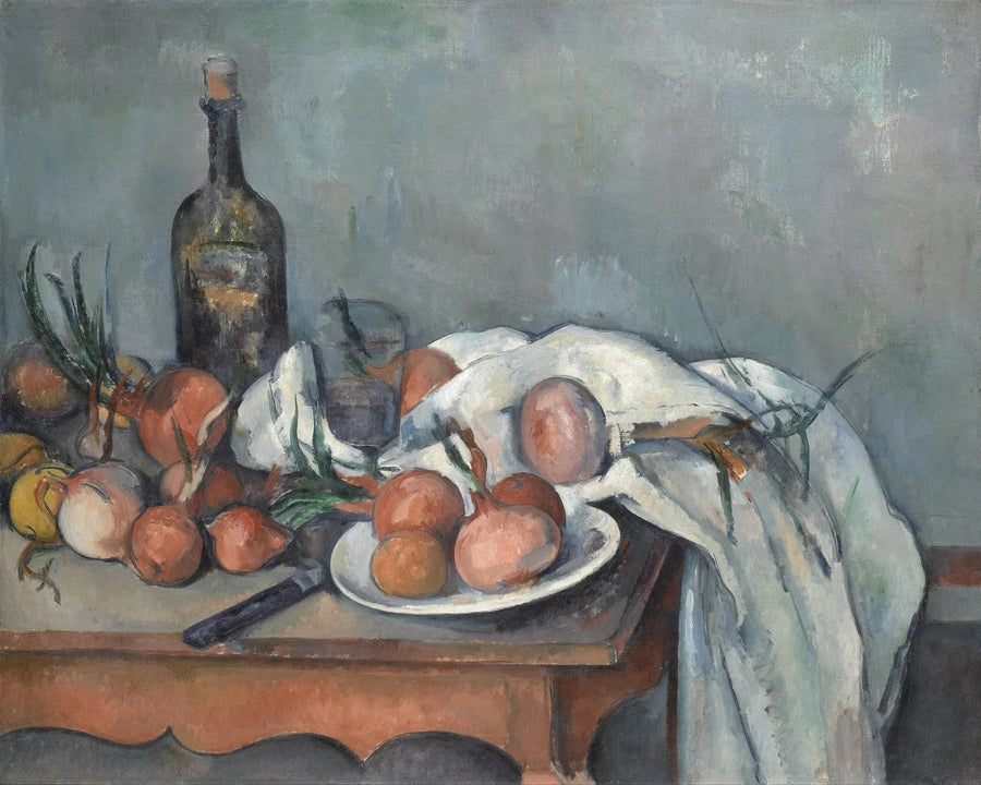 Soğanlı Natürmort - Paul Cézanne
