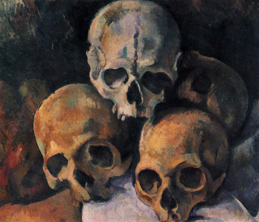 Kafatasları Piramidi - Paul Cézanne