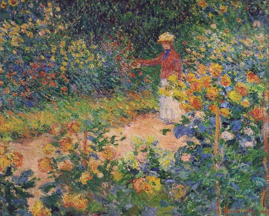 Claude Monet'in Giverny'deki Bahçesi – yaklaşık 1895