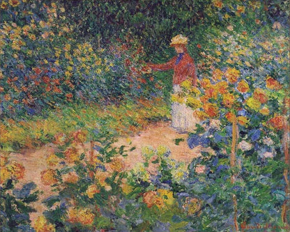 Claude Monet'in Giverny'deki Bahçesi – yaklaşık 1895