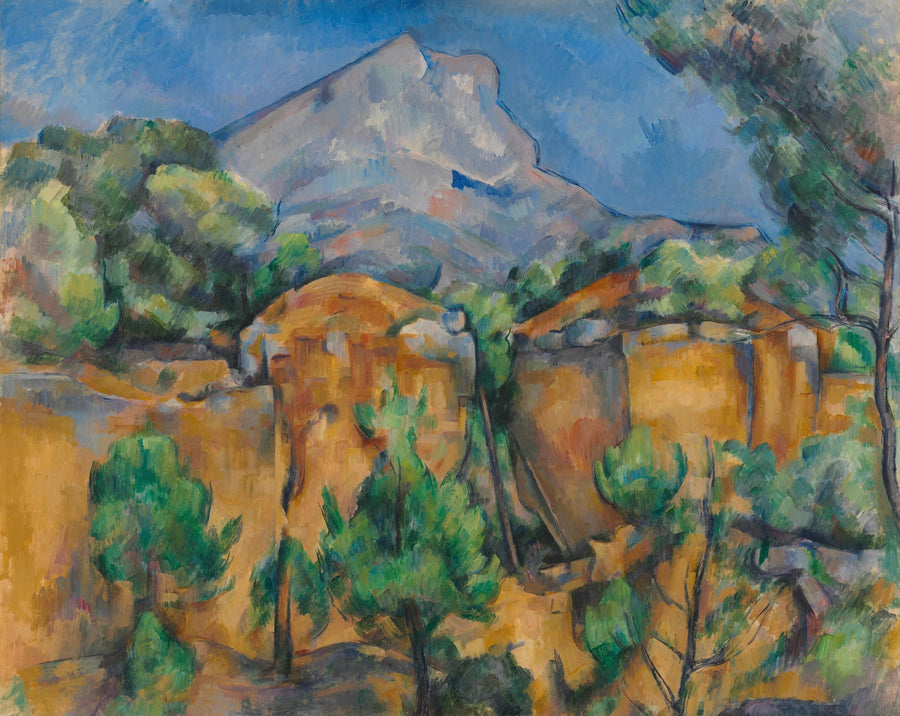 Bibémus'tan Sainte-Victoire Dağı manzarası - Paul Cézanne