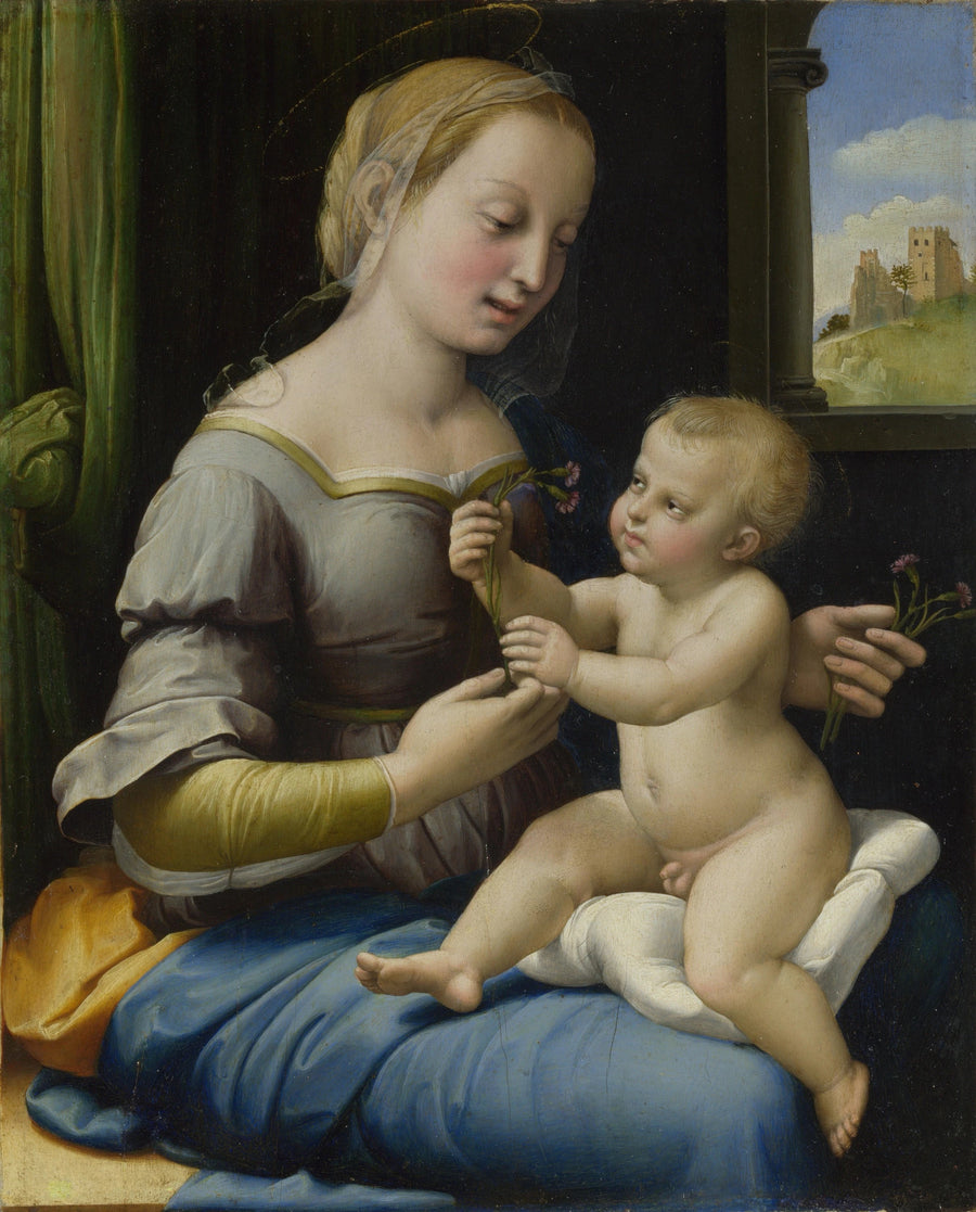Karanfil Çiçekli Madonna - Raphael Sanzio