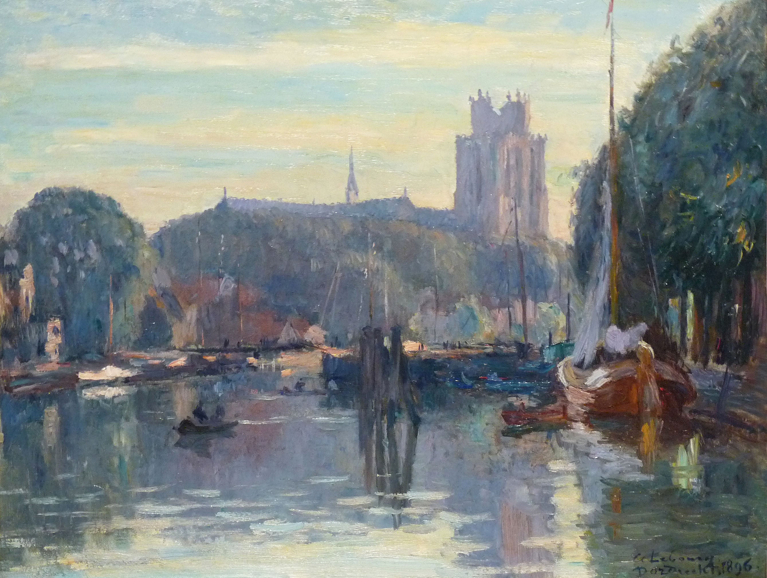 La cathédrale de Dordrecht - Albert Lebourg
