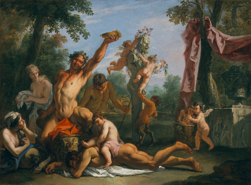 Bir Bacchanale - Sebastiano Ricci