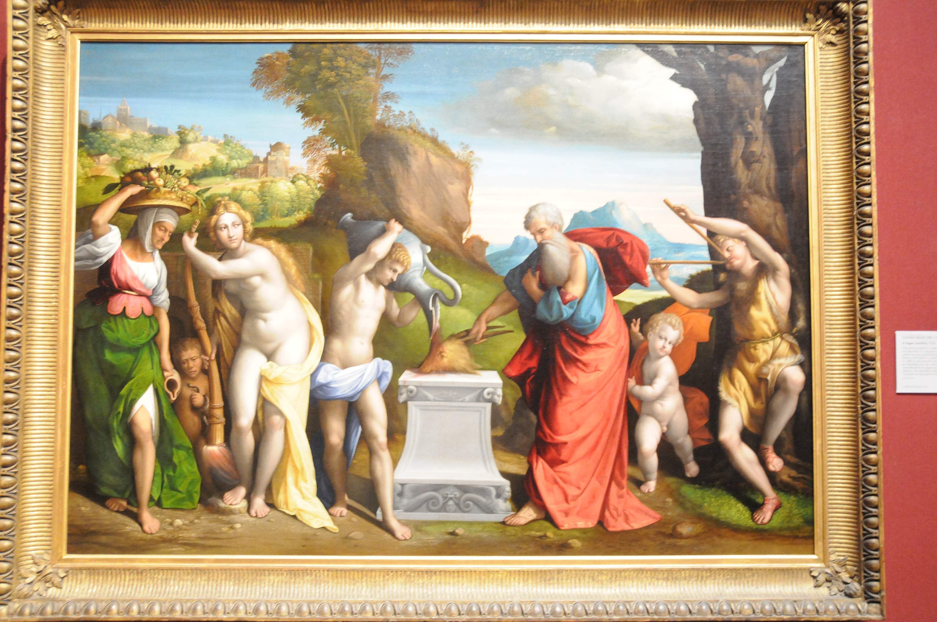 Un sacrifice païen - Benvenuto Tisi