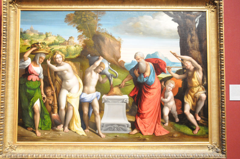 Un sacrifice païen - Benvenuto Tisi