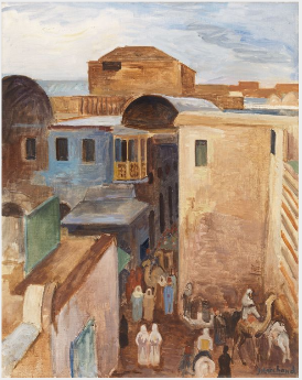 Une rue de Damas - Jean Marchand