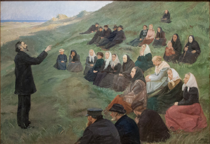 Bir Tarlada Vaaz - Anna Ancher