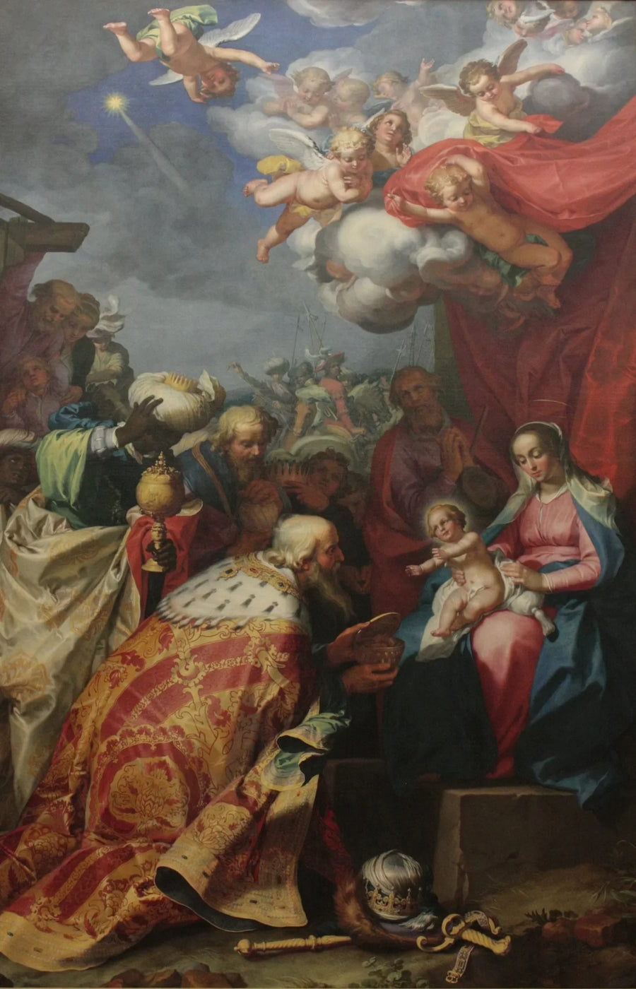 L'Adoration des mages - Abraham Bloemaert image 1 copie de tableau peinte à la main