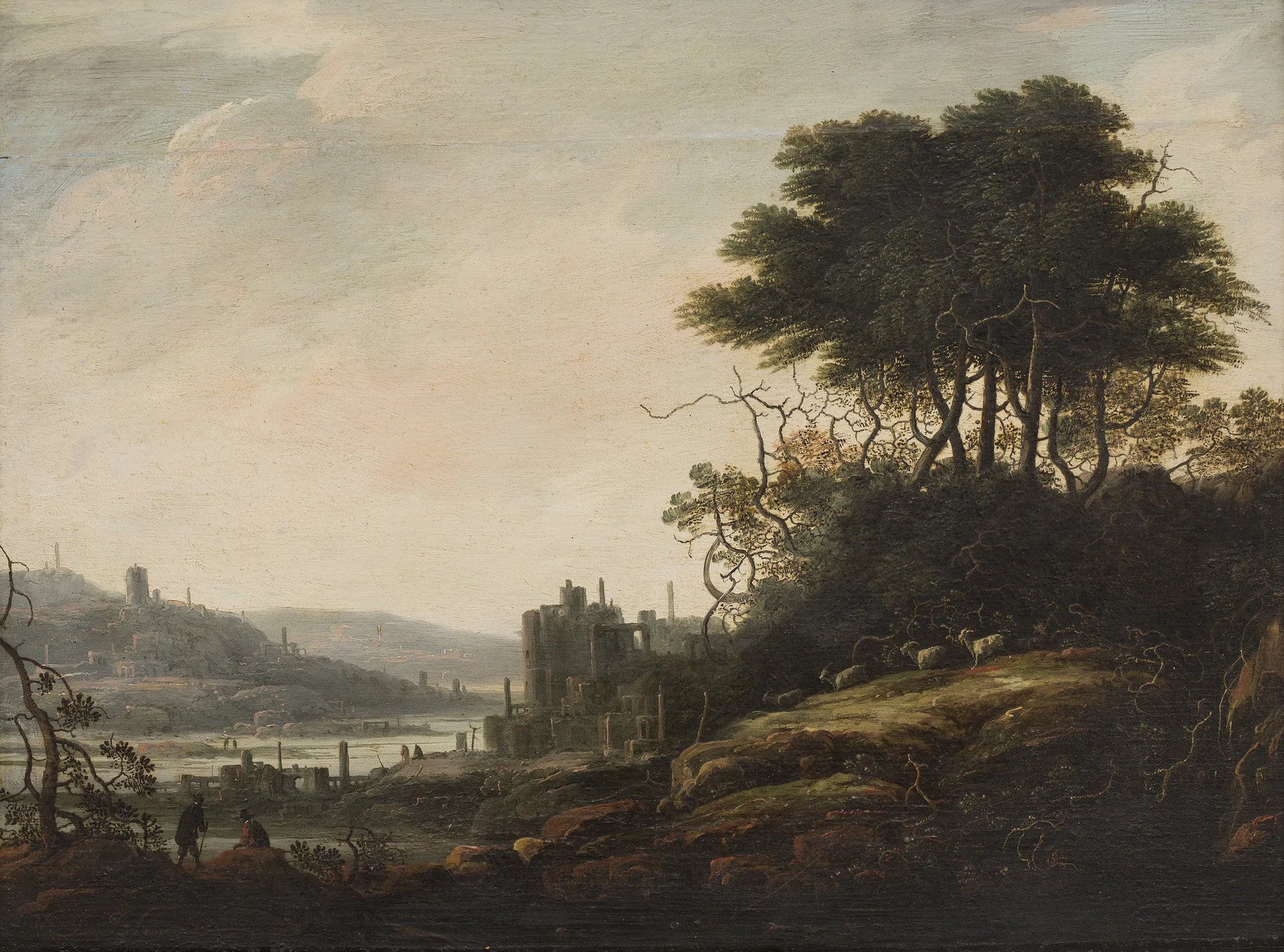 Paysage - Abraham Bloemaert image 1 reproduction de peinture à l’huile
