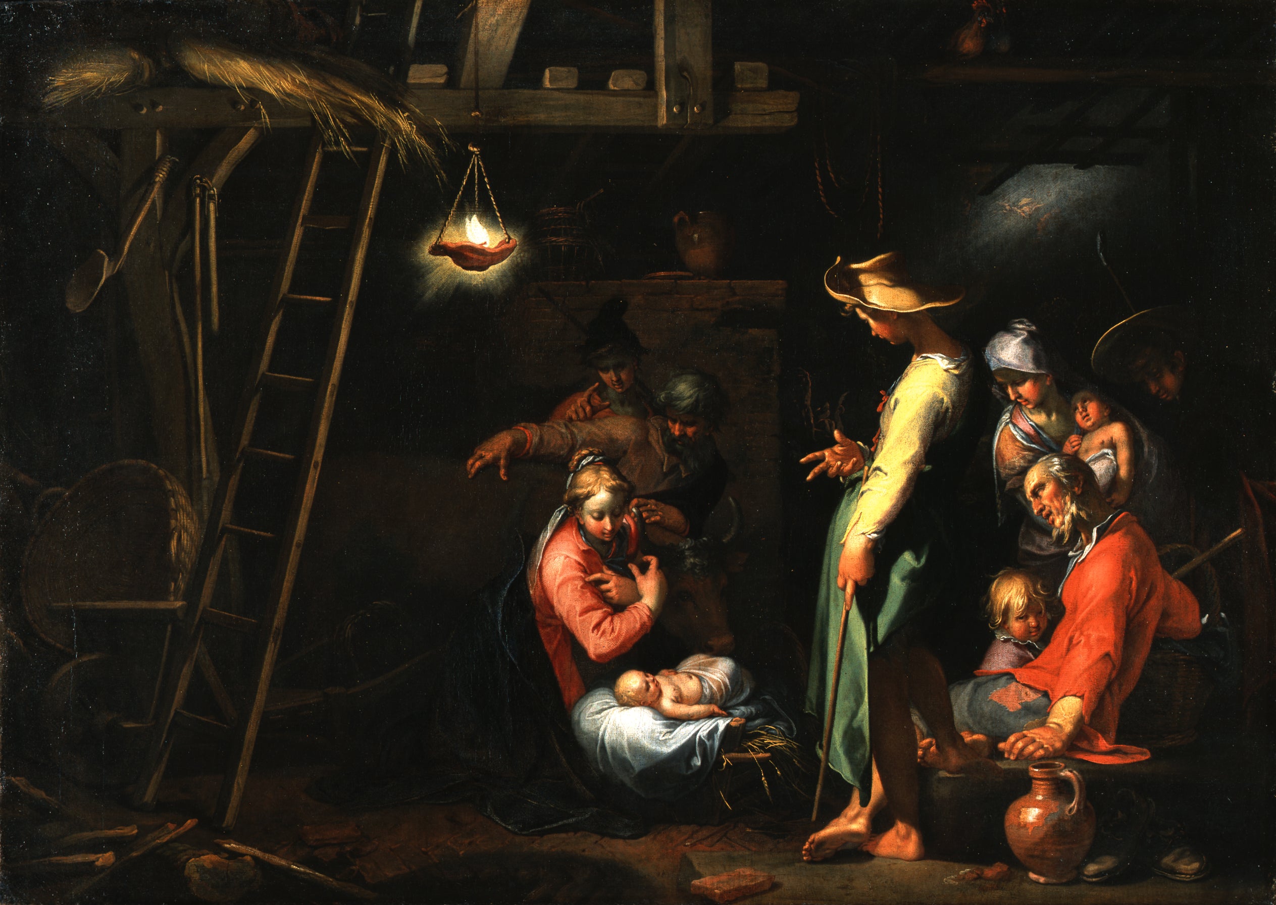 L'Adoration des bergers - Abraham Bloemaert