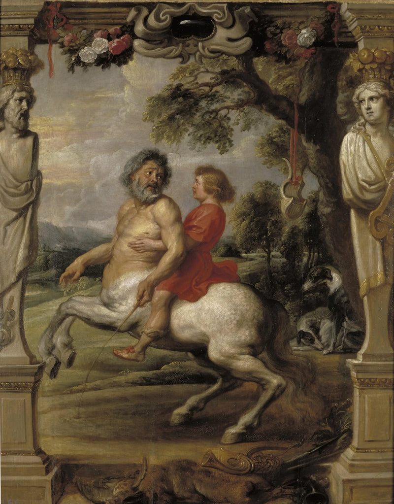 Achilles'in Eğitimi - Peter Paul Rubens