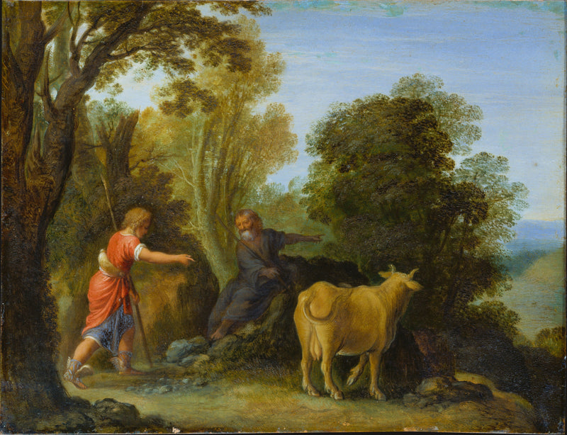 Mercure et Battus - Adam Elsheimer