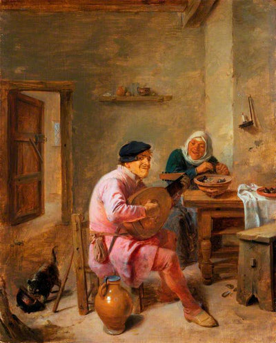 Le joueur de luth - Adriaen Brouwer