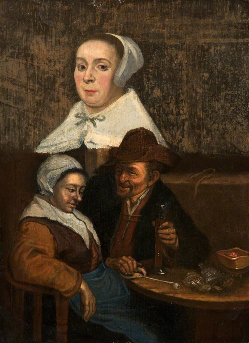 Une scène de taverne hollandaise - Adriaen Brouwer