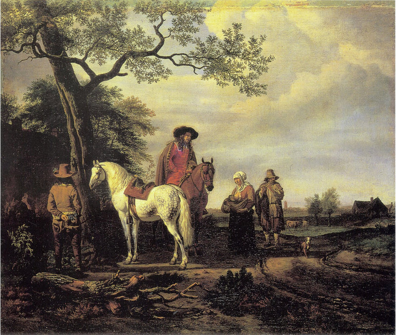 Arrêtez-vous sur le chemin - Adriaen van de Velde