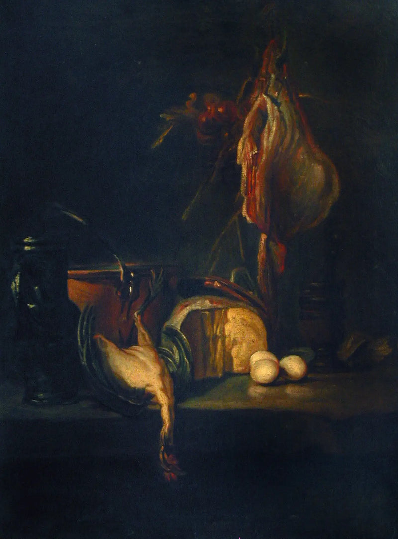 Doğa Manzarası ve Bir Vatoz - Jean Siméon Chardin