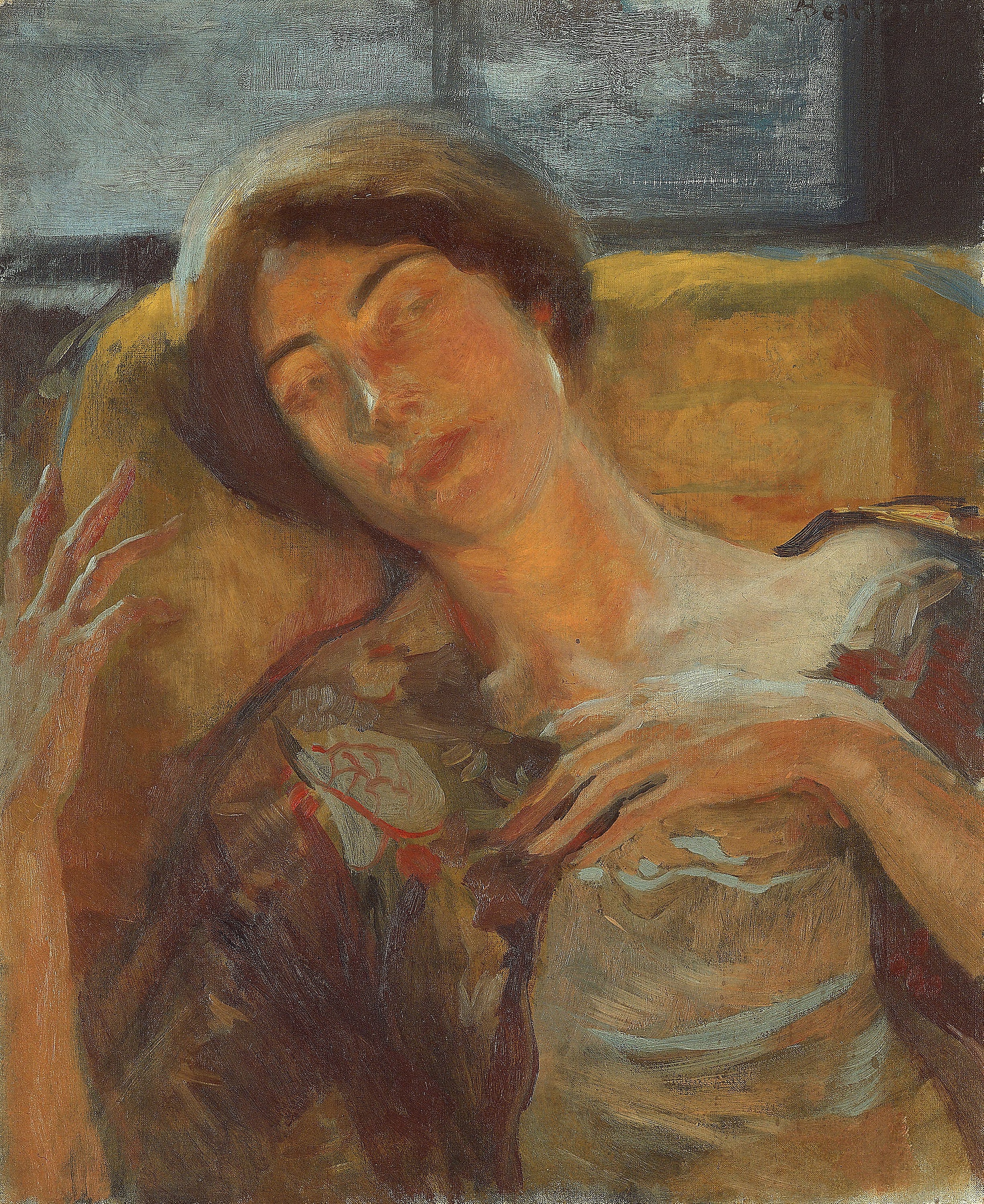 Tête de femme - Albert Besnard