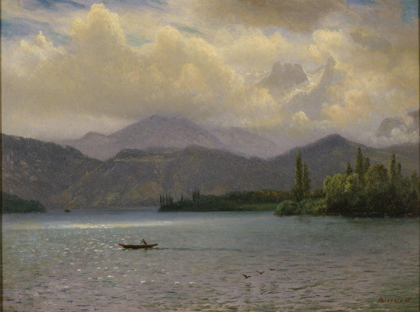 Lac Tahoe - Albert Bierstadt
