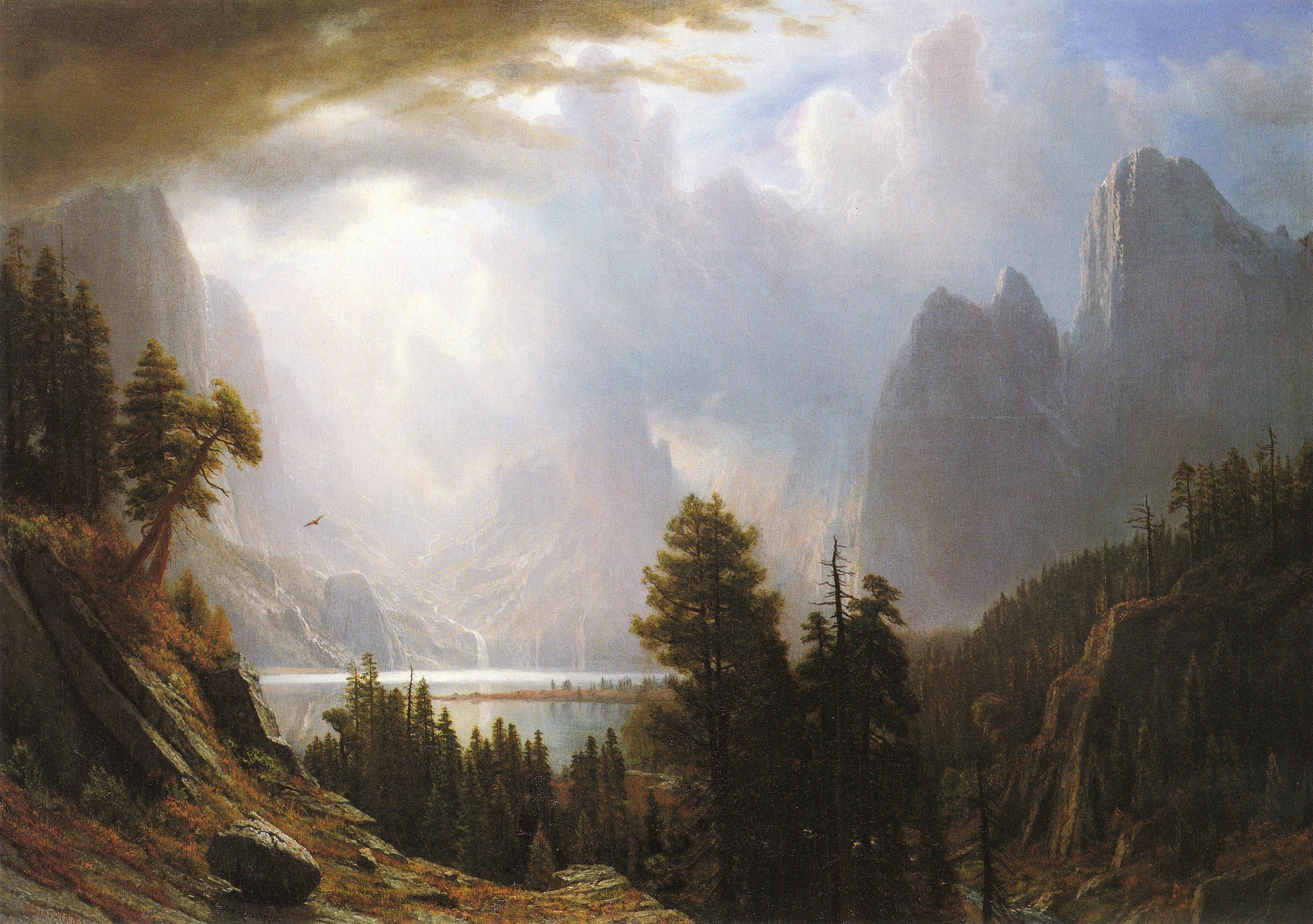 Paysage - Albert Bierstadt