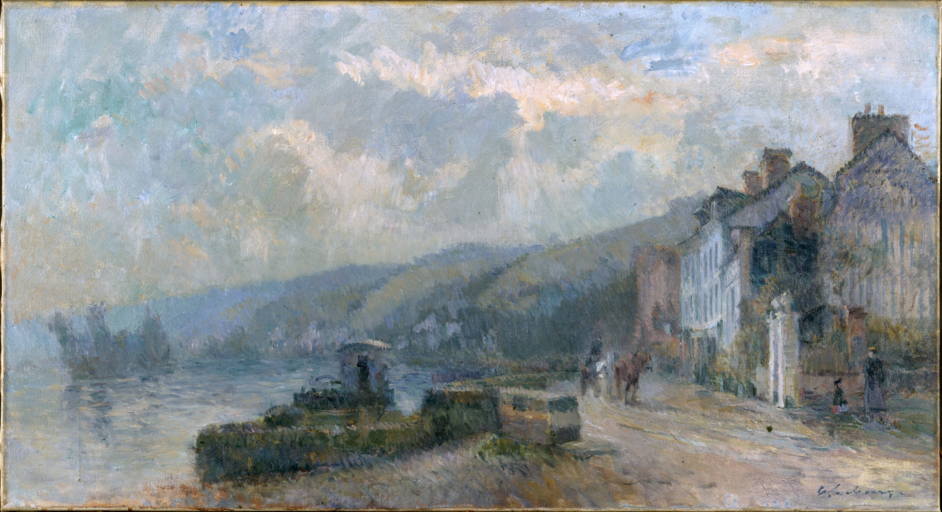 Temps de pluie - Albert Lebourg