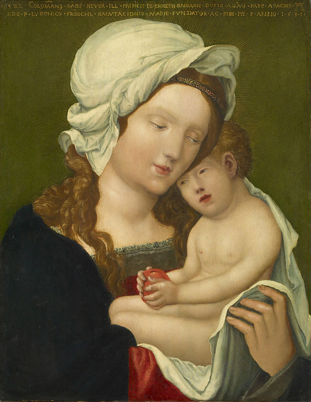 Vierge et enfant - Albrecht Altdorfer