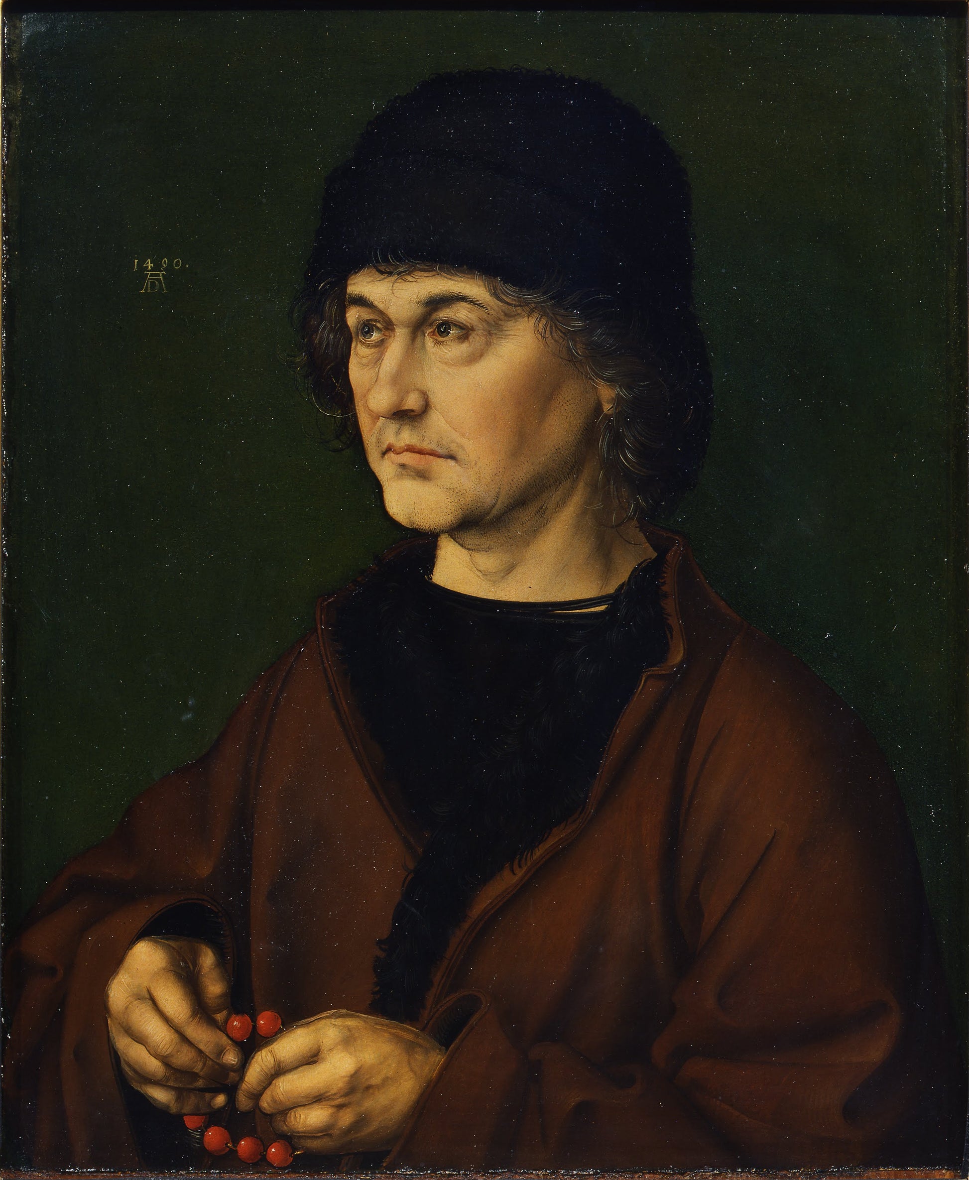 Sanatçının babasının portresi - Albrecht Dürer