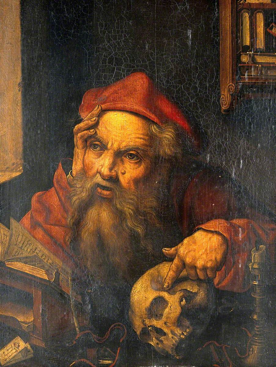 Kütüphanesinde Saint Jérôme - Albrecht Dürer