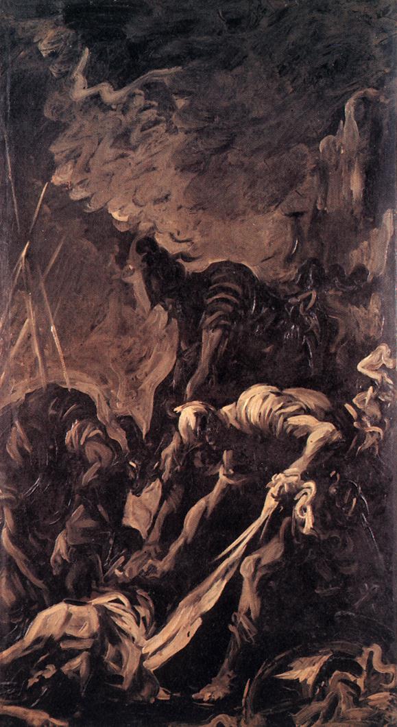 Inhumation d'un soldat - Alessandro Magnasco