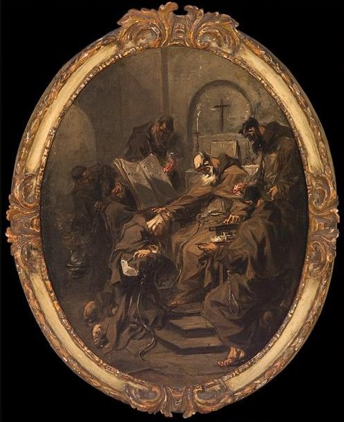 Consécration d'un frère franciscain - Alessandro Magnasco