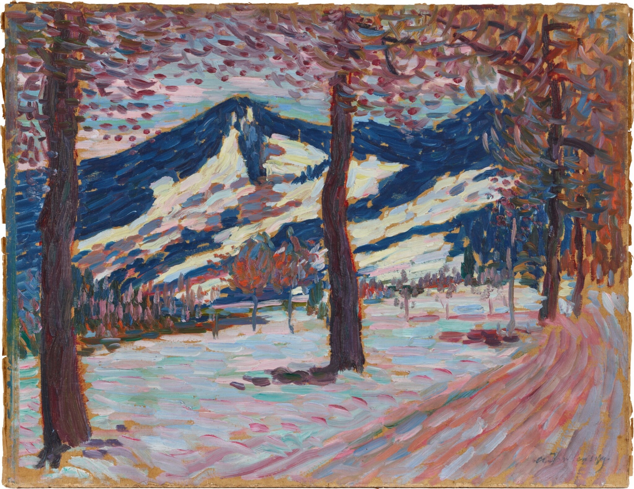 Paysage à Füssen (printemps) - Alexej von Jawlensky