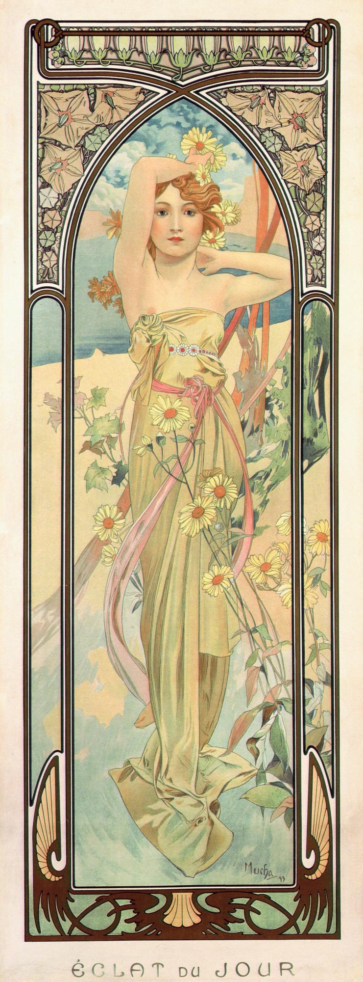 Les Heures du jour : l’Éclat du jour - Alphonse Mucha
