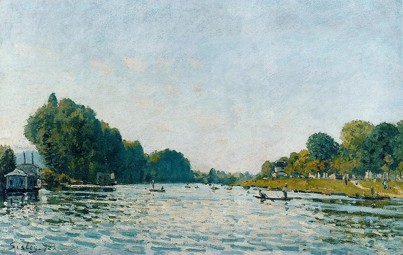 Bougival'de Seine - Alfred Sisley