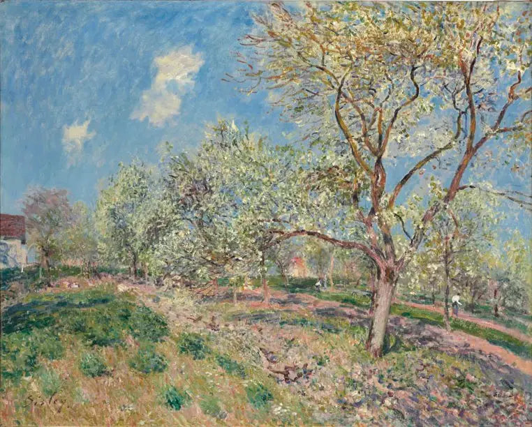 Veneux'te Bahar - Alfred Sisley