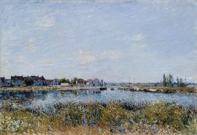 Saint-Mammès, sabah - Alfred Sisley