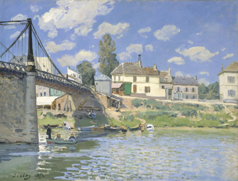 Villeneuve-la-Garenne Köprüsü - Alfred Sisley