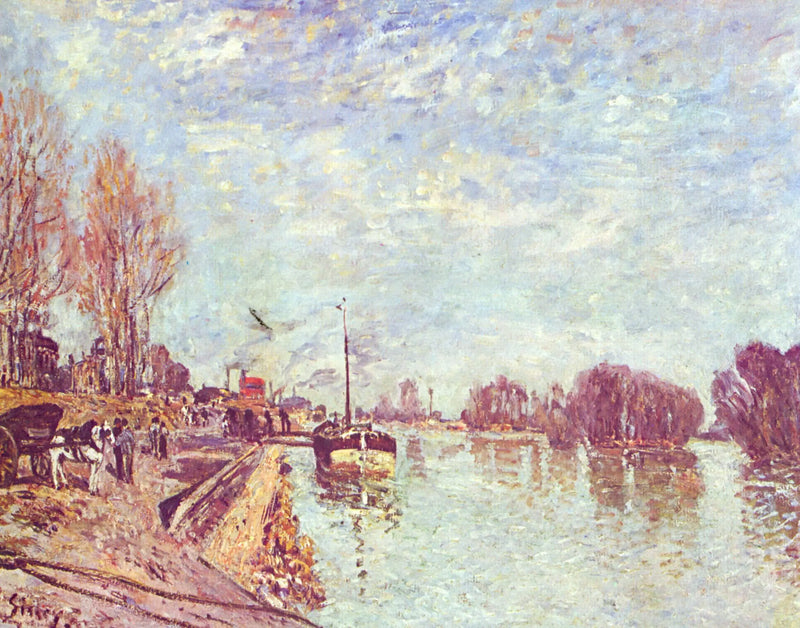 Suresnes Yakınındaki Seine - Alfred Sisley